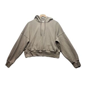 ABERCROMBIE & FITCH Womens Relaxed Soft A&F Fleece Hoodie Size M Cozy Minimalist